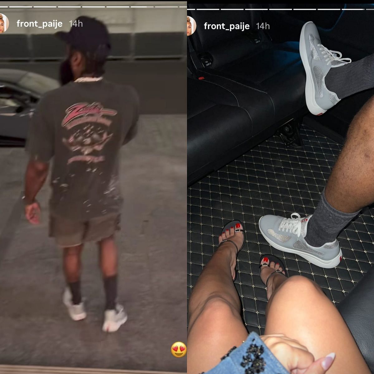James Harden's girlfriend, Paije Speights' Instagram stories